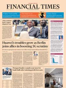 Financial Times-ONLINE- na upit – naslovna strana