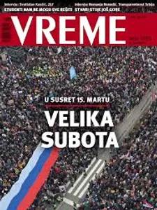 Vreme – naslovna strana